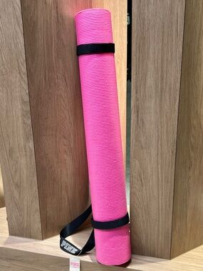 PINK Victoria’s Secret Yoga Mat w/ Strap | Pink Gym Pilates Fitness